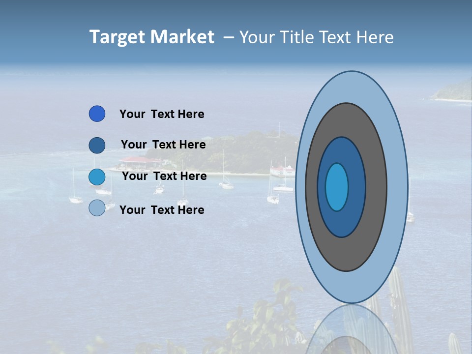 A Small Island In The Middle Of A Body Of Water PowerPoint Template