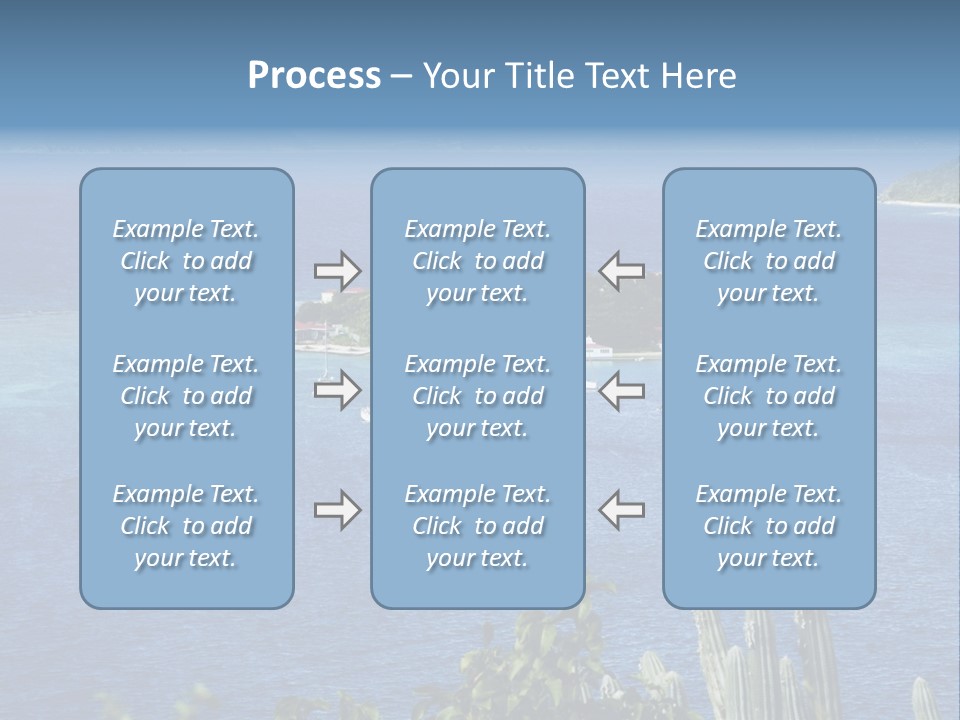 A Small Island In The Middle Of A Body Of Water PowerPoint Template