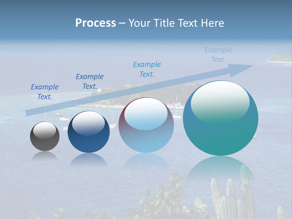 A Small Island In The Middle Of A Body Of Water PowerPoint Template