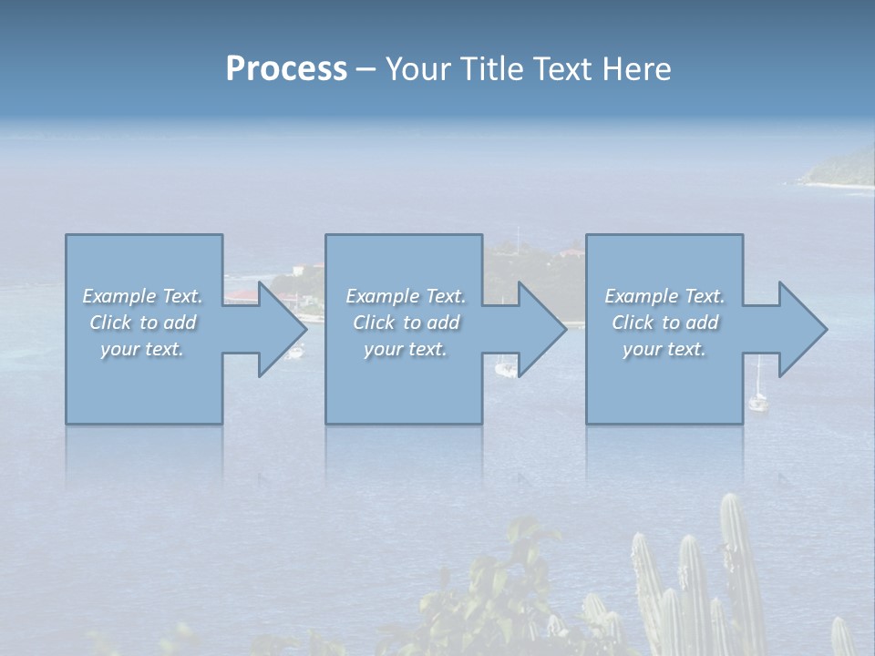 A Small Island In The Middle Of A Body Of Water PowerPoint Template