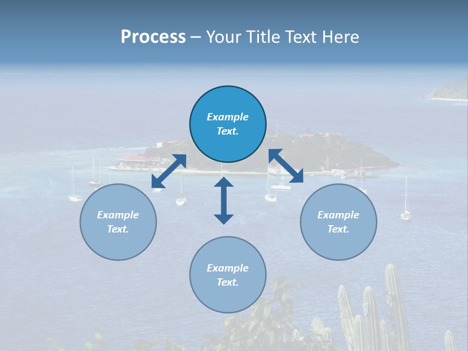 A Small Island In The Middle Of A Body Of Water PowerPoint Template