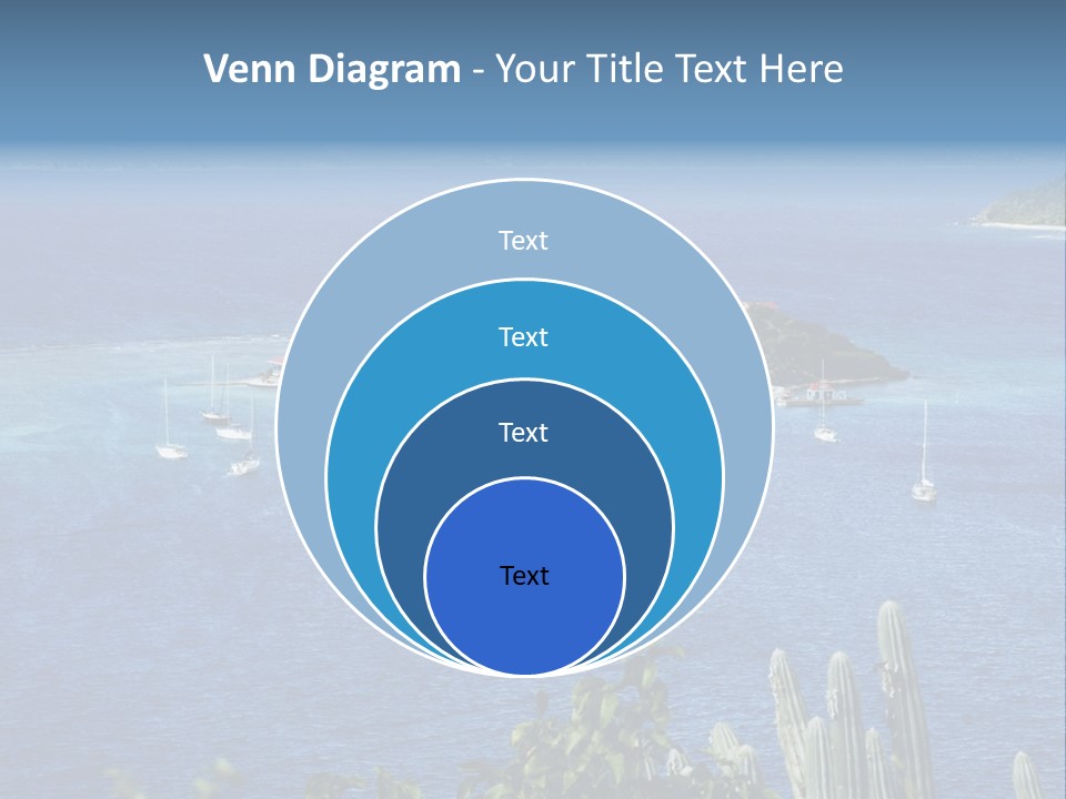 A Small Island In The Middle Of A Body Of Water PowerPoint Template
