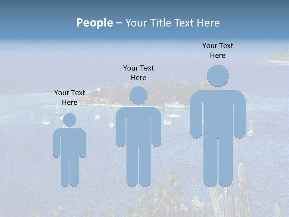 A Small Island In The Middle Of A Body Of Water PowerPoint Template