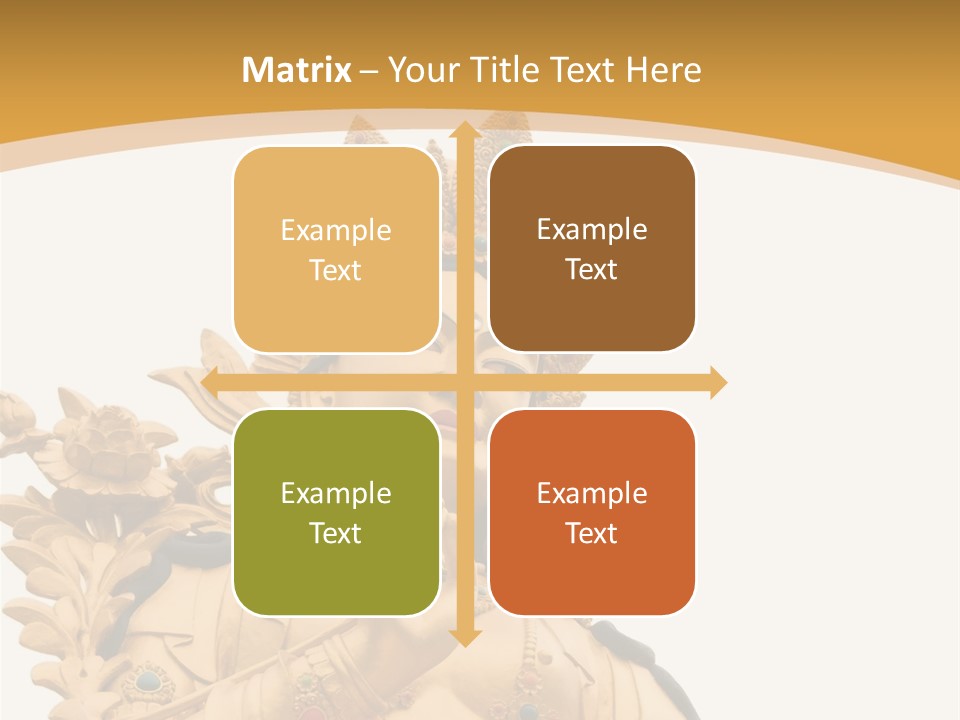 A Buddha Statue With A White Background PowerPoint Template