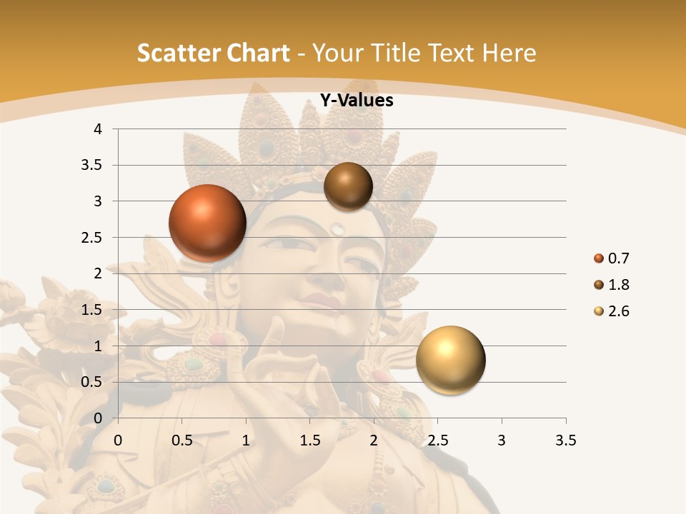 A Buddha Statue With A White Background PowerPoint Template