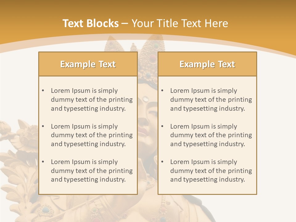 A Buddha Statue With A White Background PowerPoint Template