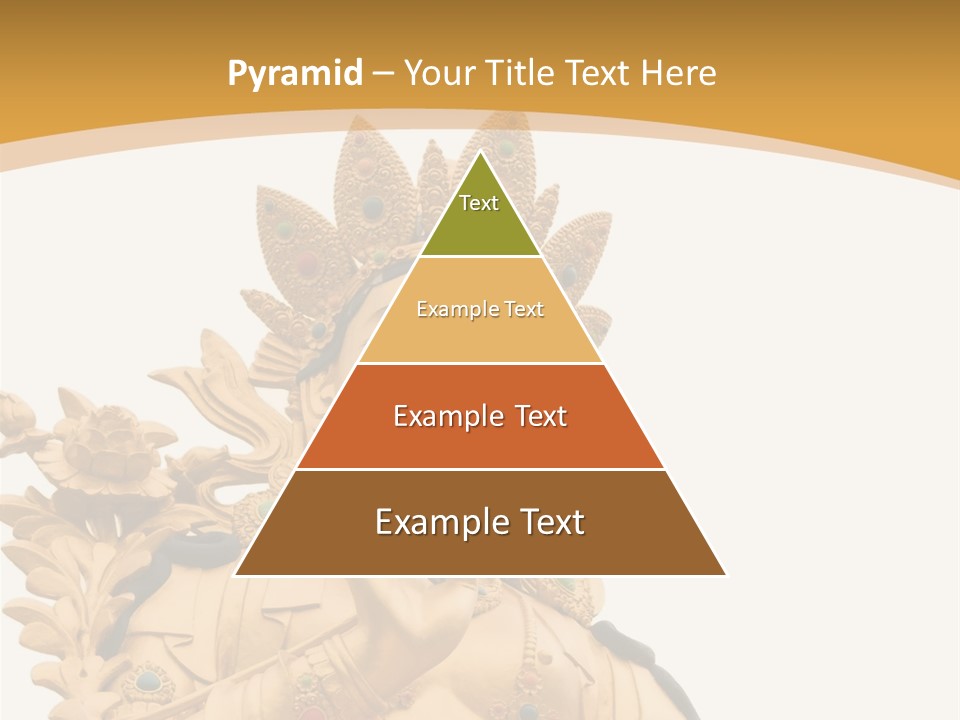 A Buddha Statue With A White Background PowerPoint Template