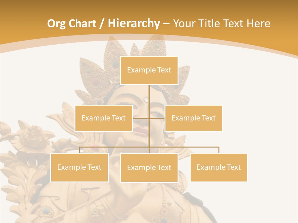 A Buddha Statue With A White Background PowerPoint Template