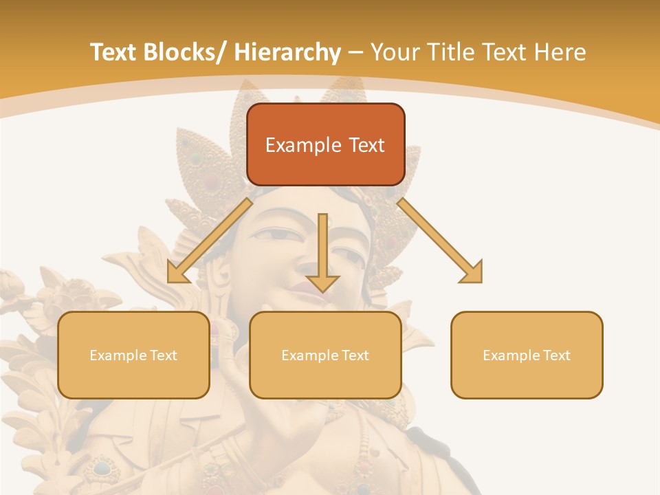 A Buddha Statue With A White Background PowerPoint Template