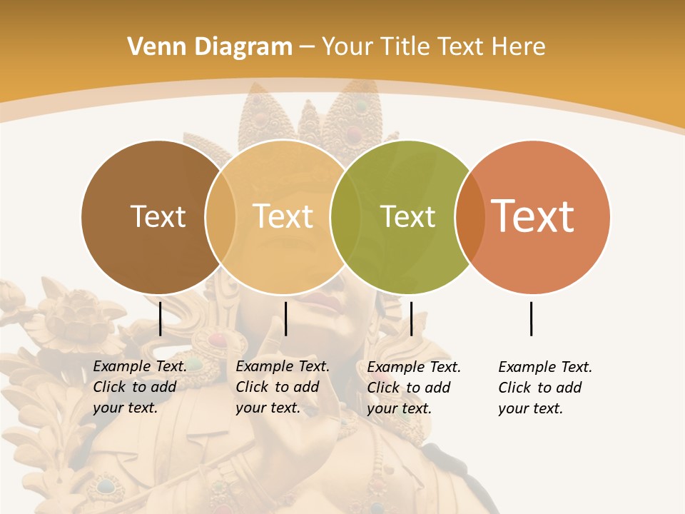 A Buddha Statue With A White Background PowerPoint Template
