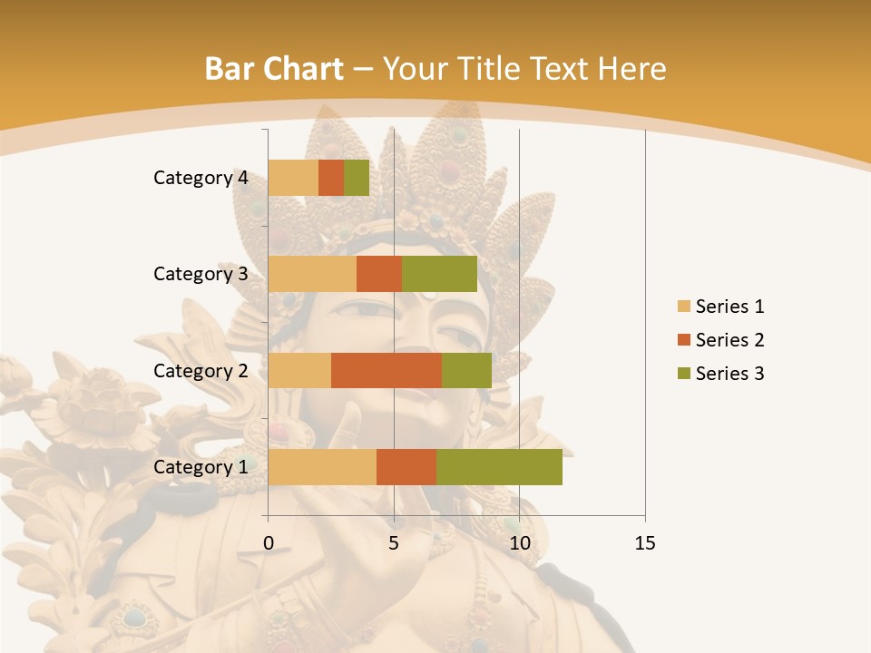 A Buddha Statue With A White Background PowerPoint Template