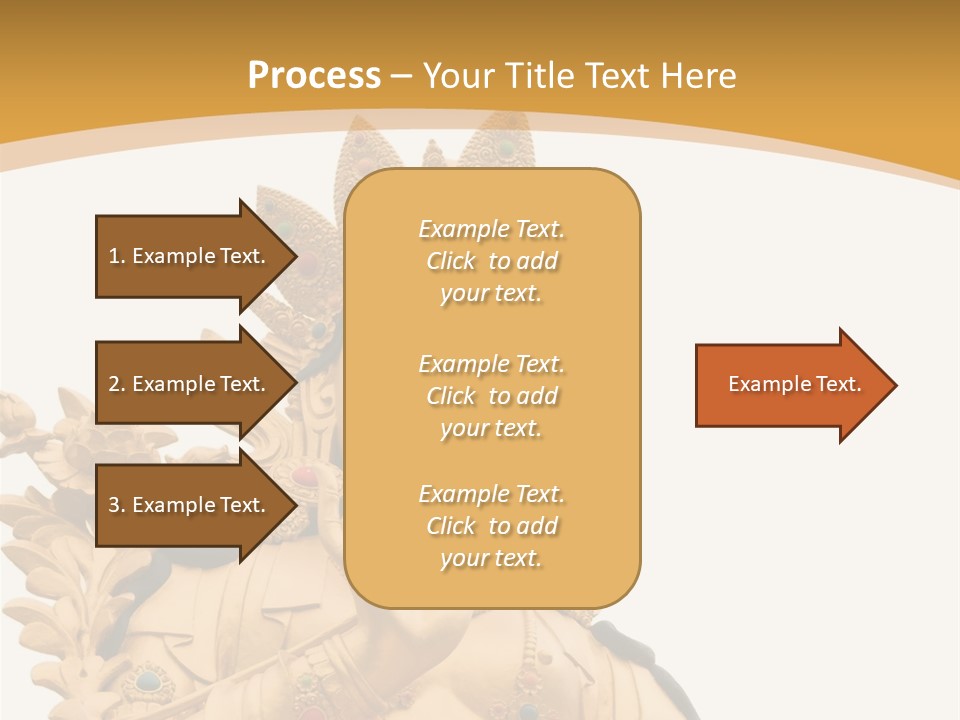 A Buddha Statue With A White Background PowerPoint Template