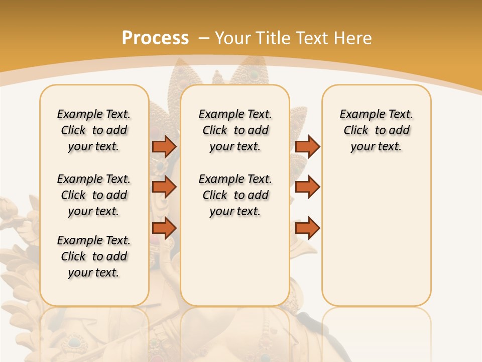 A Buddha Statue With A White Background PowerPoint Template