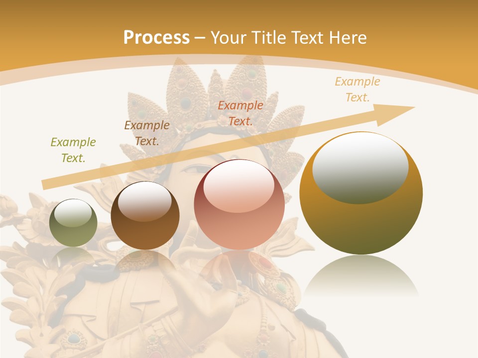 A Buddha Statue With A White Background PowerPoint Template