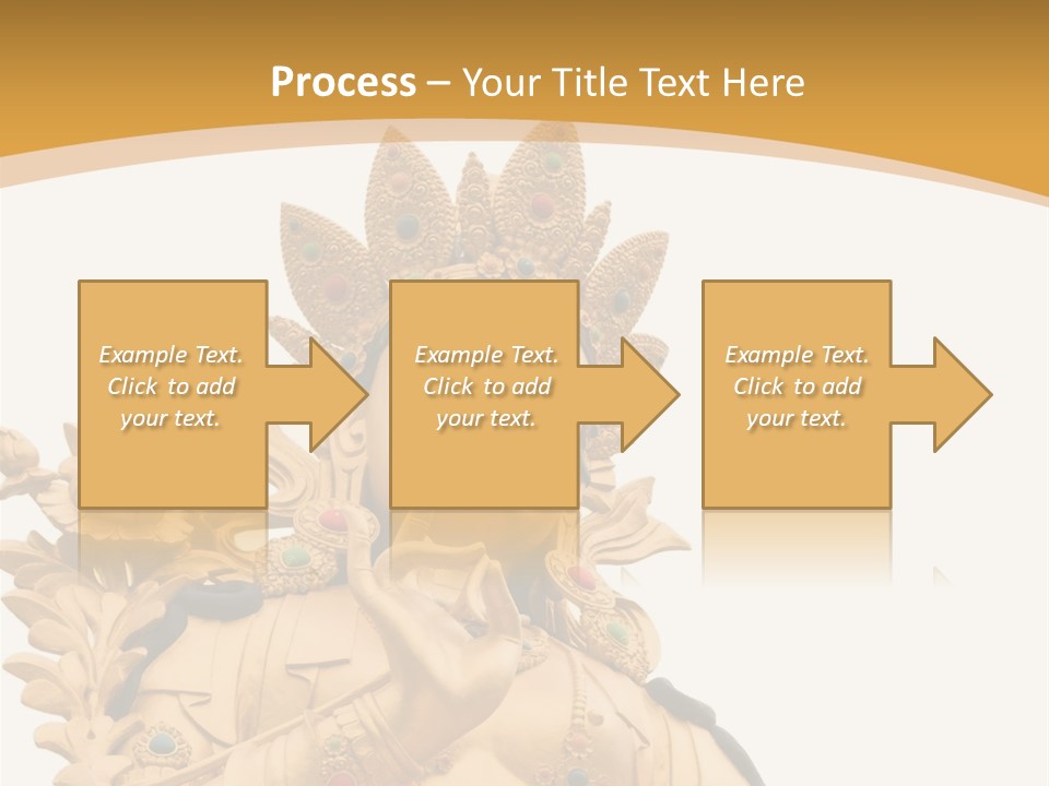 A Buddha Statue With A White Background PowerPoint Template