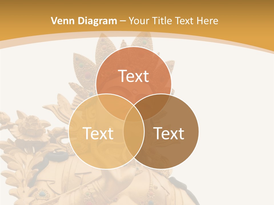 A Buddha Statue With A White Background PowerPoint Template