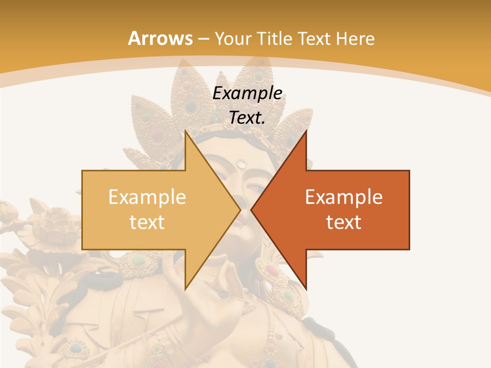 A Buddha Statue With A White Background PowerPoint Template