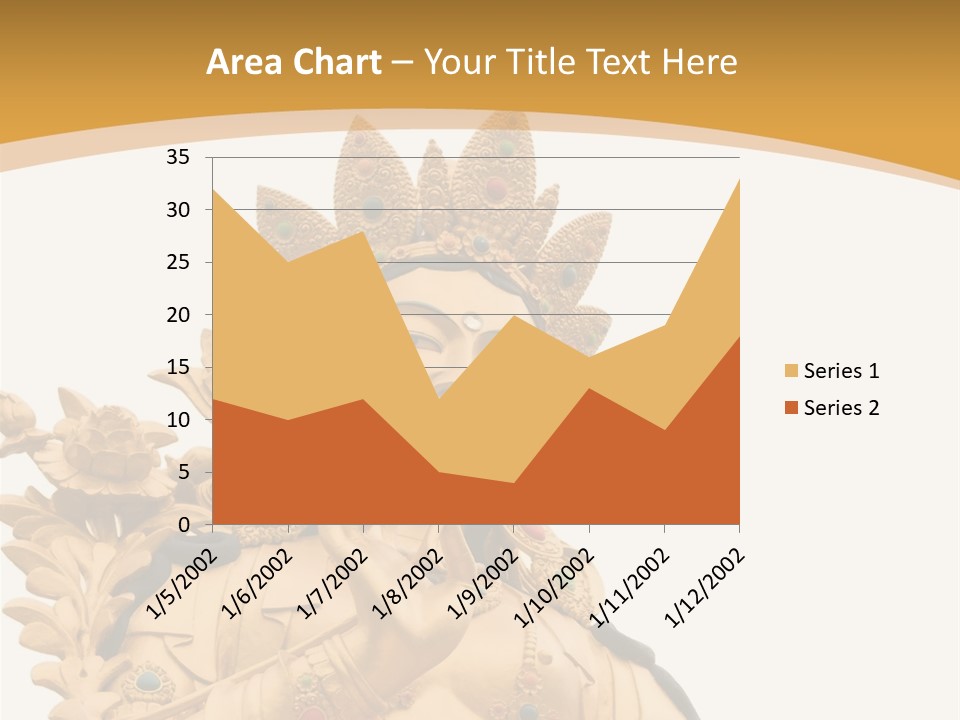 A Buddha Statue With A White Background PowerPoint Template