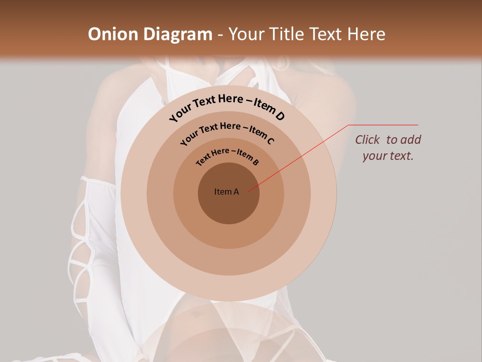 A Woman In White Lingerie Sitting On The Floor PowerPoint Template