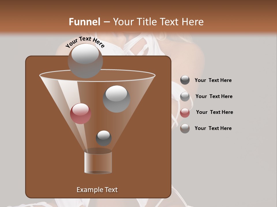 A Woman In White Lingerie Sitting On The Floor PowerPoint Template