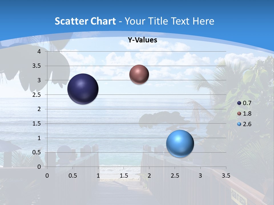 A Wooden Bridge Leading To The Beach Powerpoint Template PowerPoint Template