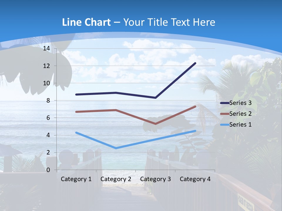 A Wooden Bridge Leading To The Beach Powerpoint Template PowerPoint Template