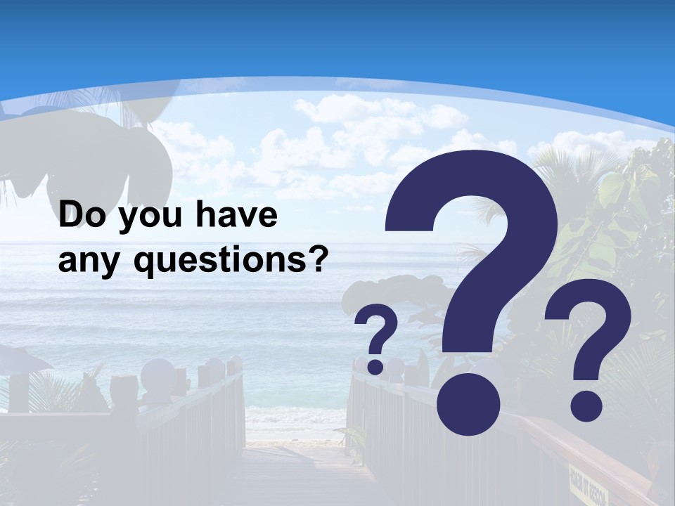 A Wooden Bridge Leading To The Beach Powerpoint Template PowerPoint Template