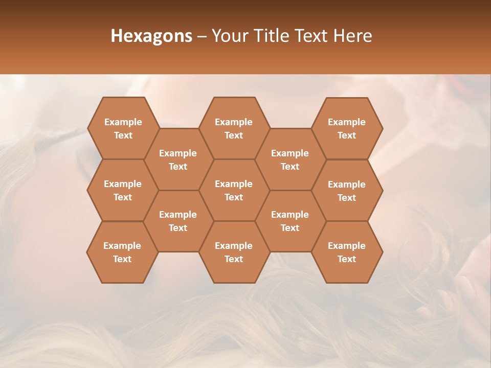 A Beautiful Woman Laying On Top Of A Bed PowerPoint Template