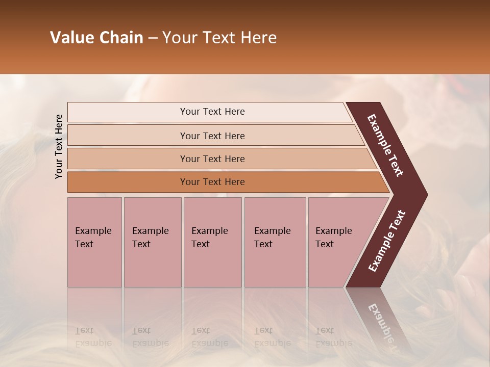 A Beautiful Woman Laying On Top Of A Bed PowerPoint Template