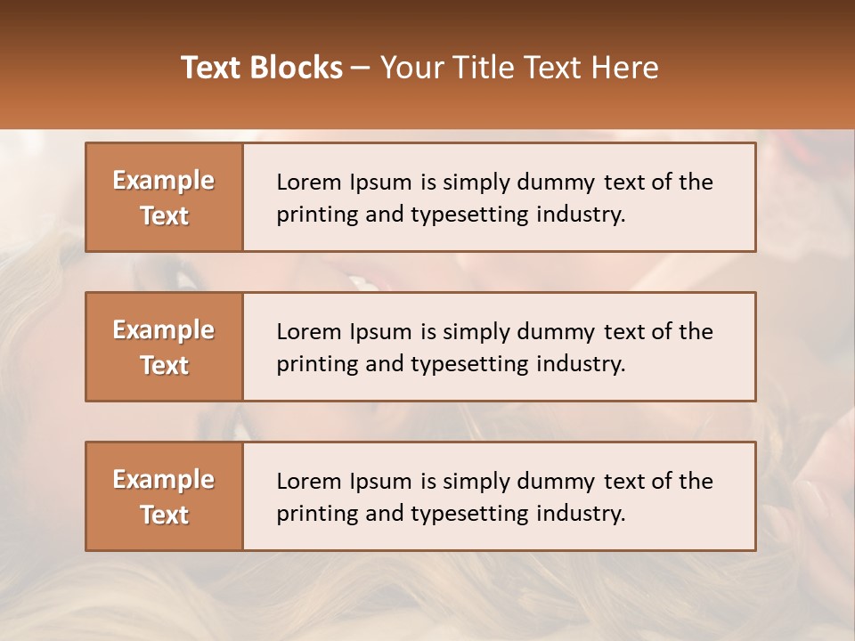 A Beautiful Woman Laying On Top Of A Bed PowerPoint Template