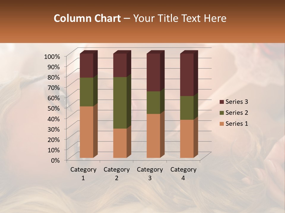 A Beautiful Woman Laying On Top Of A Bed PowerPoint Template