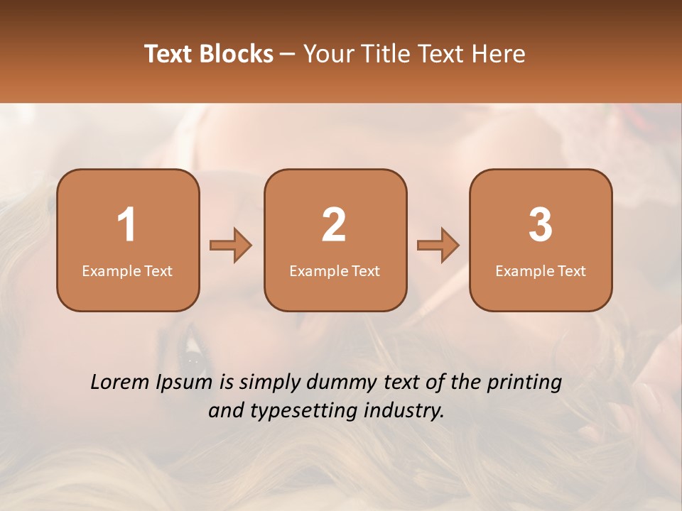 A Beautiful Woman Laying On Top Of A Bed PowerPoint Template