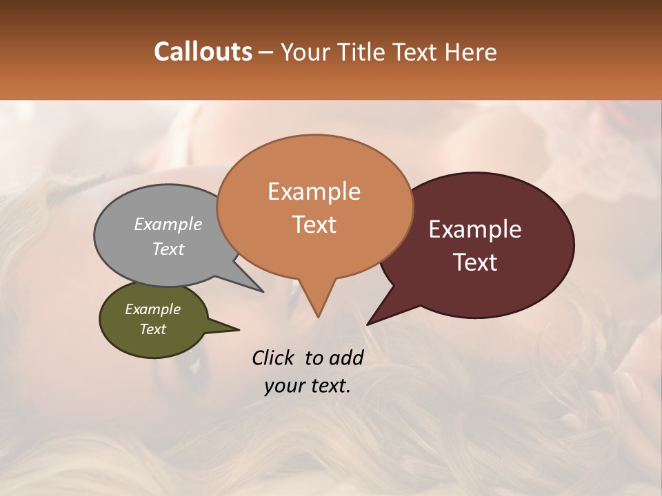 A Beautiful Woman Laying On Top Of A Bed PowerPoint Template