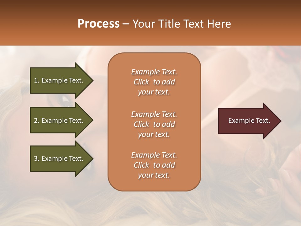 A Beautiful Woman Laying On Top Of A Bed PowerPoint Template