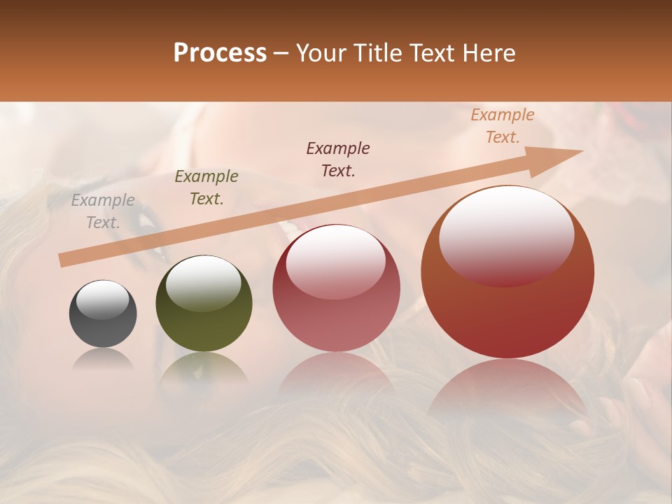 A Beautiful Woman Laying On Top Of A Bed PowerPoint Template