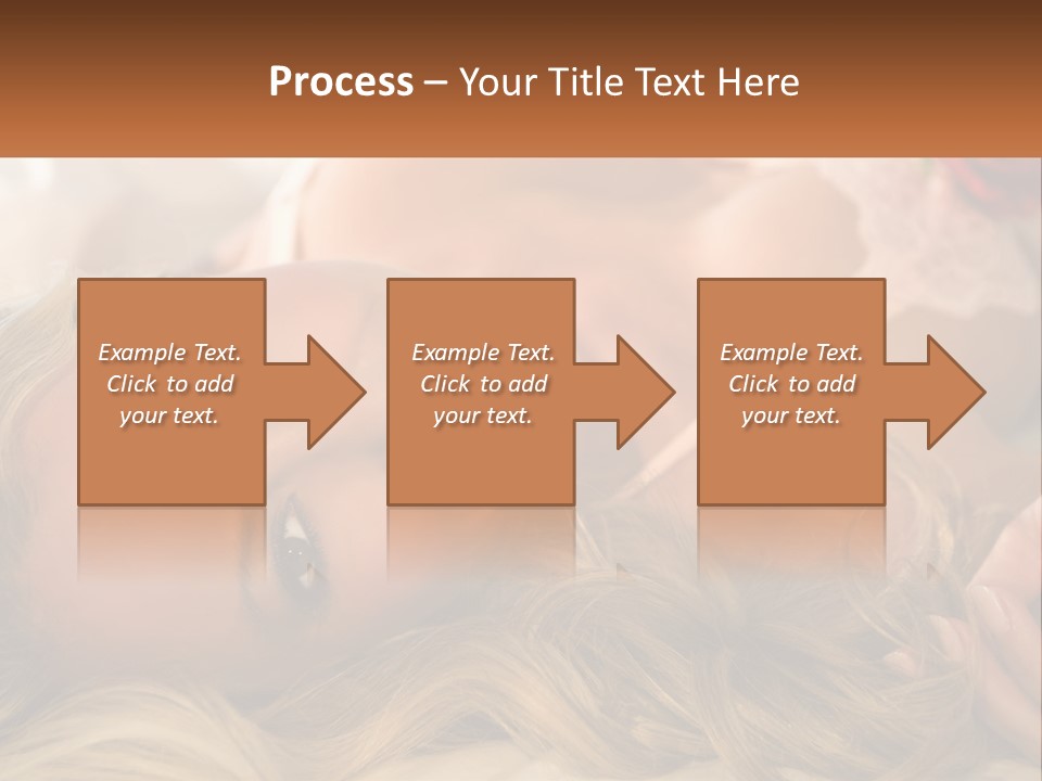 A Beautiful Woman Laying On Top Of A Bed PowerPoint Template