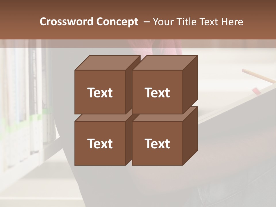 A Man Sitting In A Library Reading A Book PowerPoint Template
