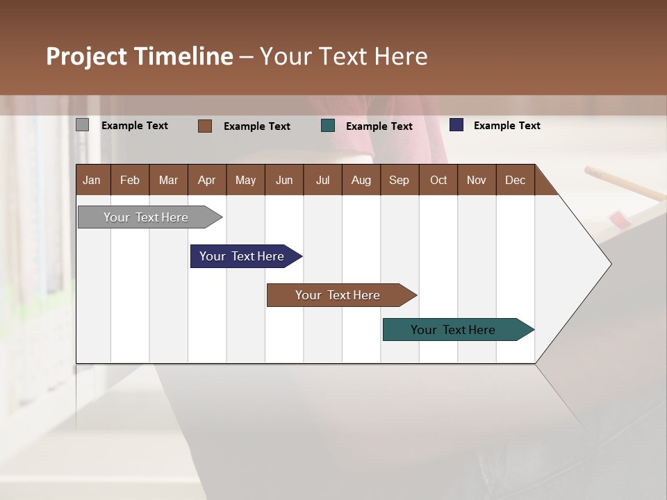 A Man Sitting In A Library Reading A Book PowerPoint Template