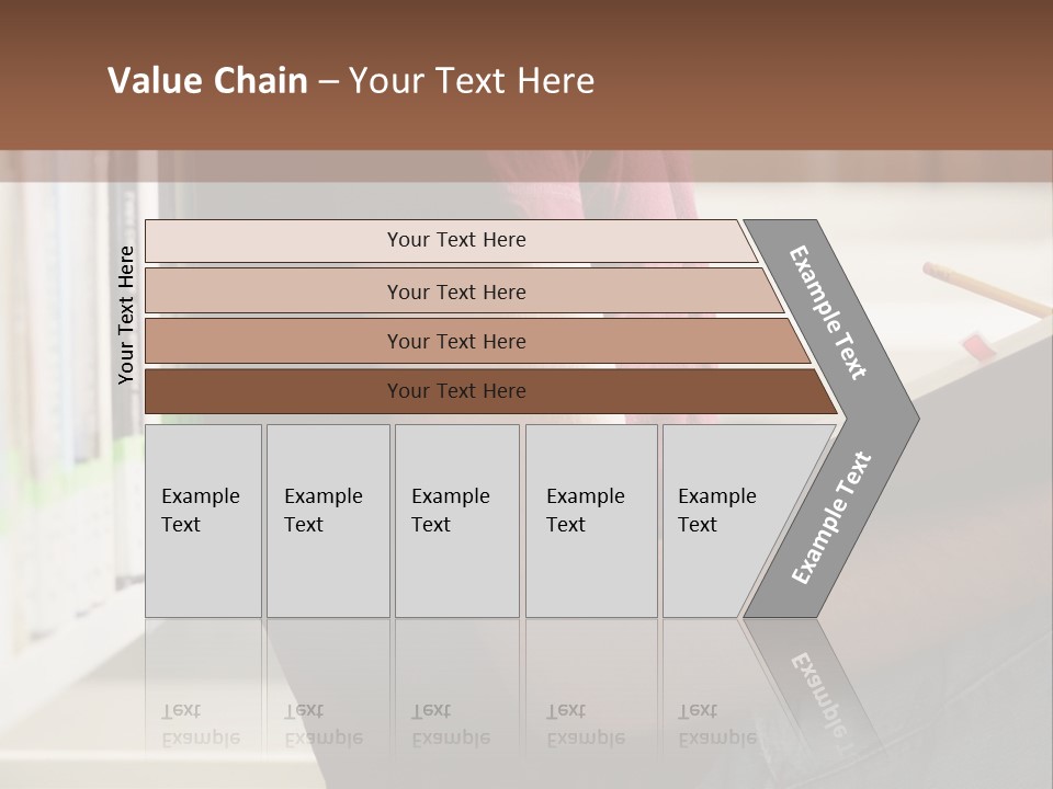 A Man Sitting In A Library Reading A Book PowerPoint Template