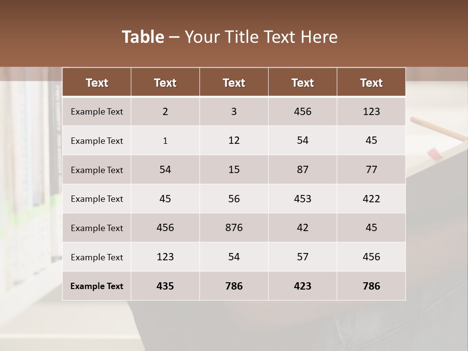A Man Sitting In A Library Reading A Book PowerPoint Template