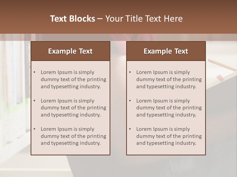 A Man Sitting In A Library Reading A Book PowerPoint Template