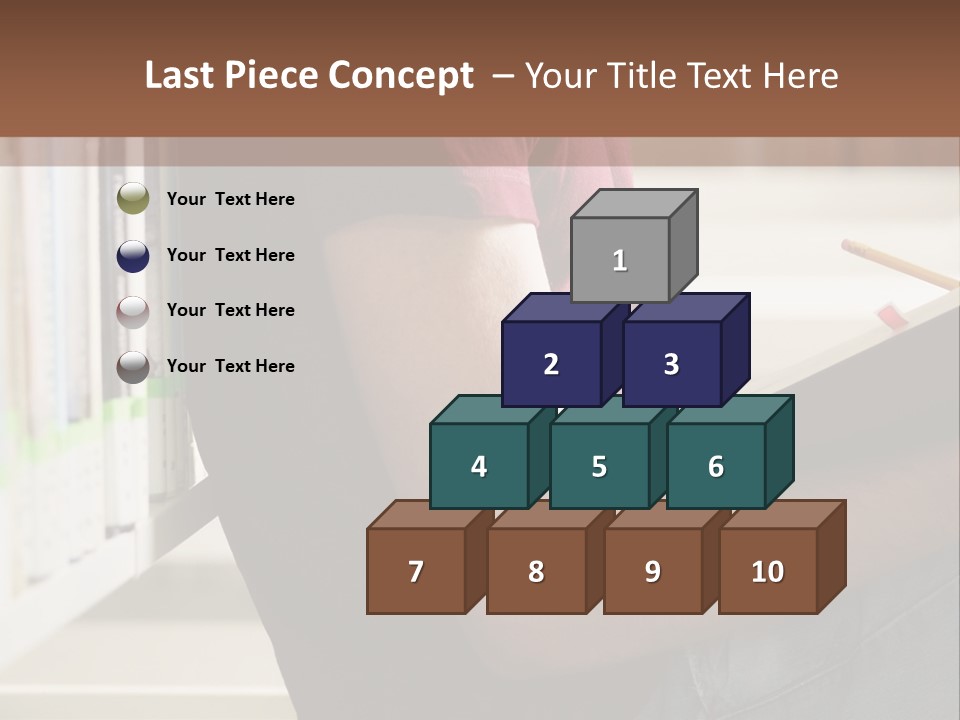 A Man Sitting In A Library Reading A Book PowerPoint Template