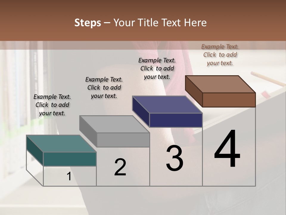 A Man Sitting In A Library Reading A Book PowerPoint Template