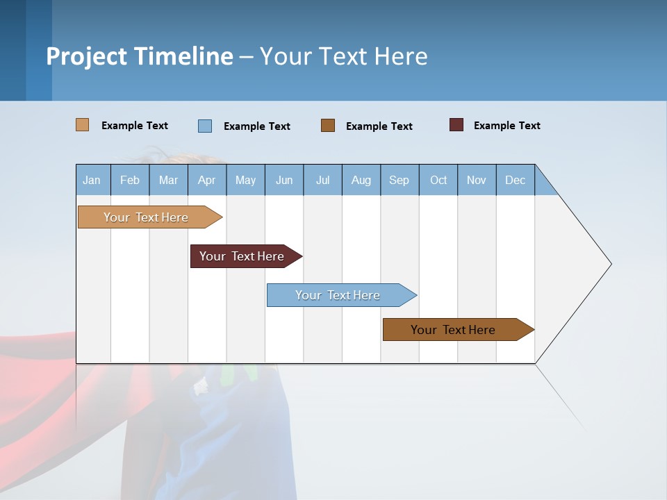 A Child In A Superhero Costume PowerPoint Template