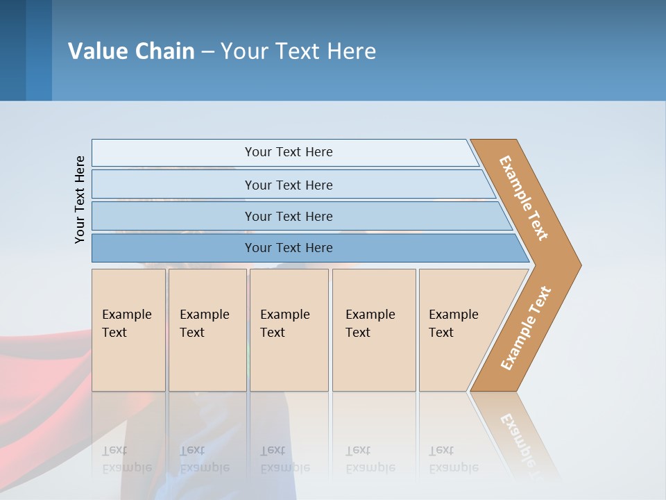 A Child In A Superhero Costume PowerPoint Template