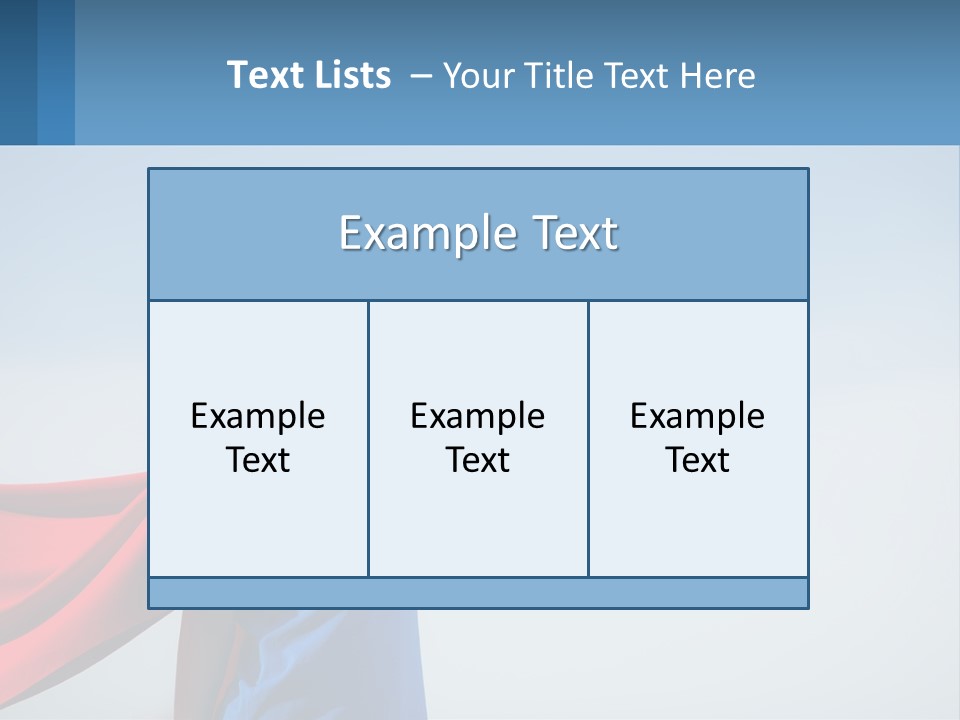 A Child In A Superhero Costume PowerPoint Template