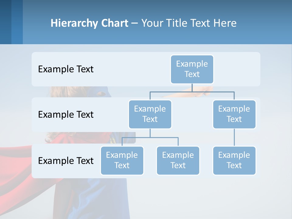 A Child In A Superhero Costume PowerPoint Template