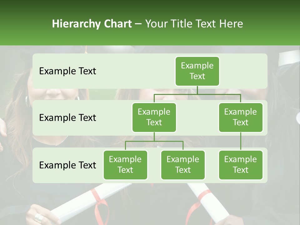 A Group Of Young Women In Graduation Gowns Posing For A Picture PowerPoint Template