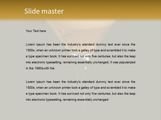 A Yellow Drink In A Martini Glass On A Black And Gold Background PowerPoint Template