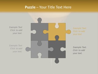 A Yellow Drink In A Martini Glass On A Black And Gold Background PowerPoint Template